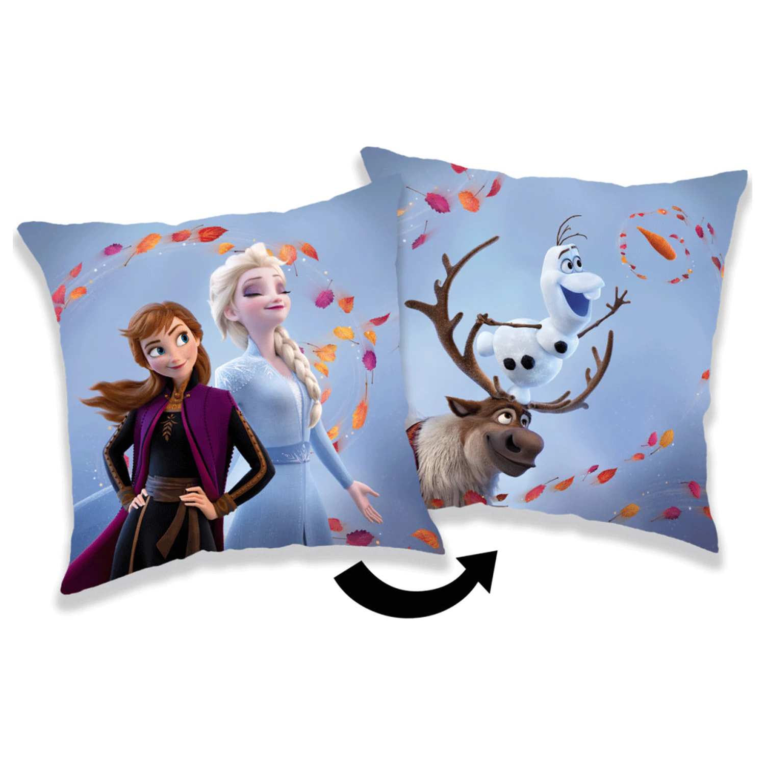 Disney Frozen Wind Kissen, Dekokissen 40x40 cm Produktfoto