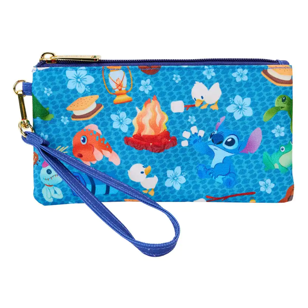 Disney by Loungefly Geldbeutel Lilo & Stitch Camping Cuties AOP Wristlet termékfotó