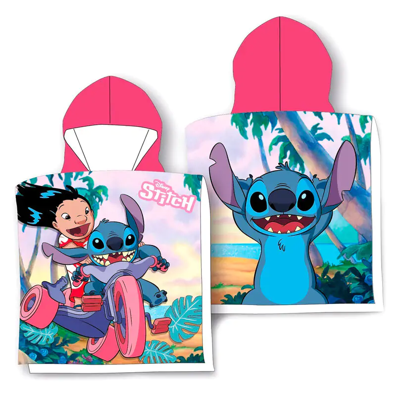 Disney Lilo & Stitch Microfaser Poncho Handtuch Produktfoto