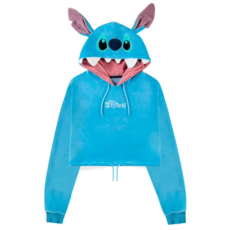 Disney Lilo & Stitch - Stitch women cropped Kapuzenpullover termékfotó