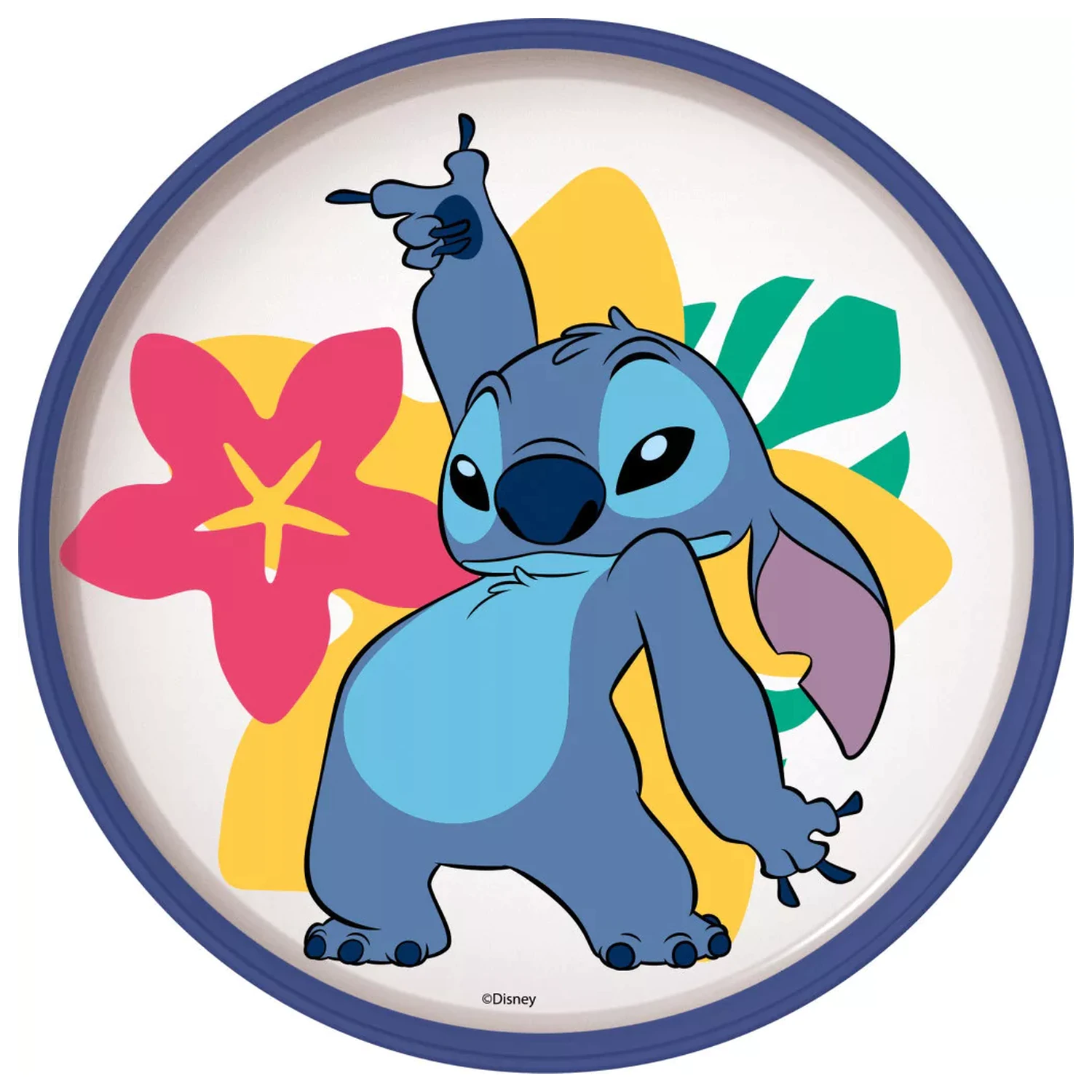 Disney Lilo & Stitch Palms rutschfeste Mikro-Flachteller Produktfoto