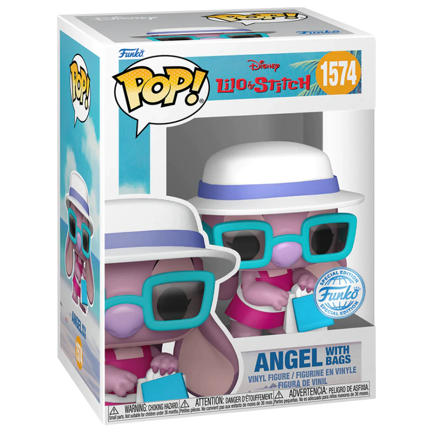 Disney Lilo & Stitch Funko POP! Figur Angel mit Taschen Produktfoto