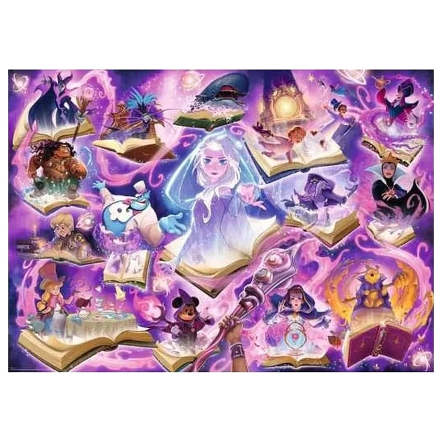 Disney Lorcana Puzzle Glimmers of the Realm: Amethyst (1000 Teile) Produktfoto