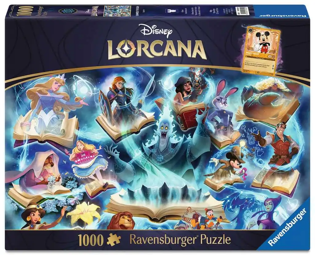 Disney Lorcana Puzzle Glimmers of the Realm: Sapphire (1000 Teile) Produktfoto