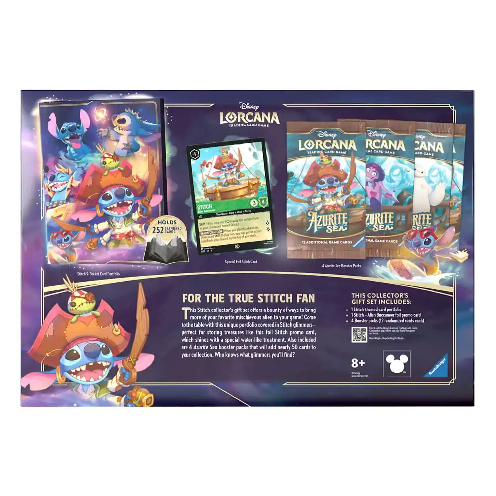 Disney Lorcana TCG Azurite Sea Geschenk-Set Stitch *Englische Edition* termékfotó