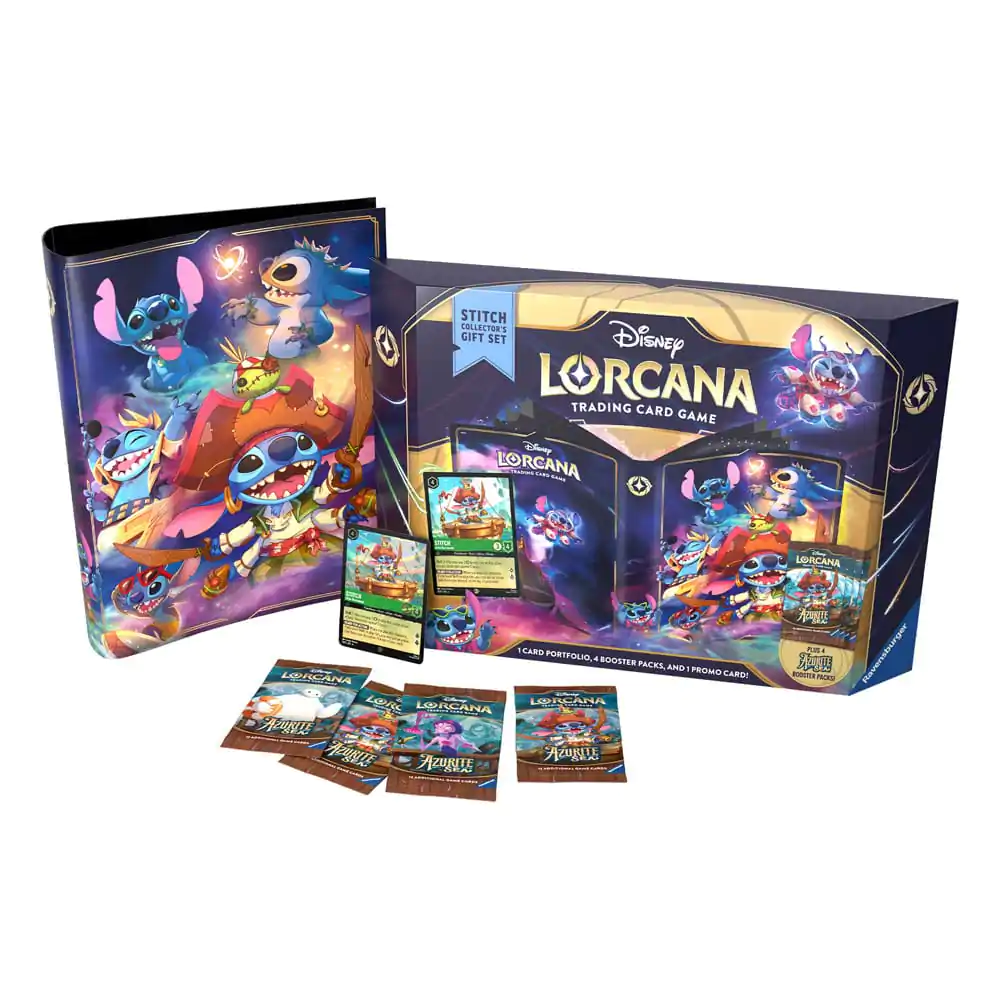 Disney Lorcana TCG Azurite Sea Geschenk-Set Stitch *Englische Edition* termékfotó