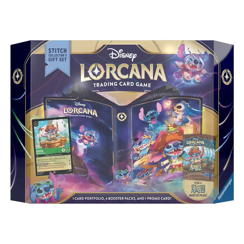 Disney Lorcana TCG Azurite Sea Geschenk-Set Stitch *Englische Edition* termékfotó