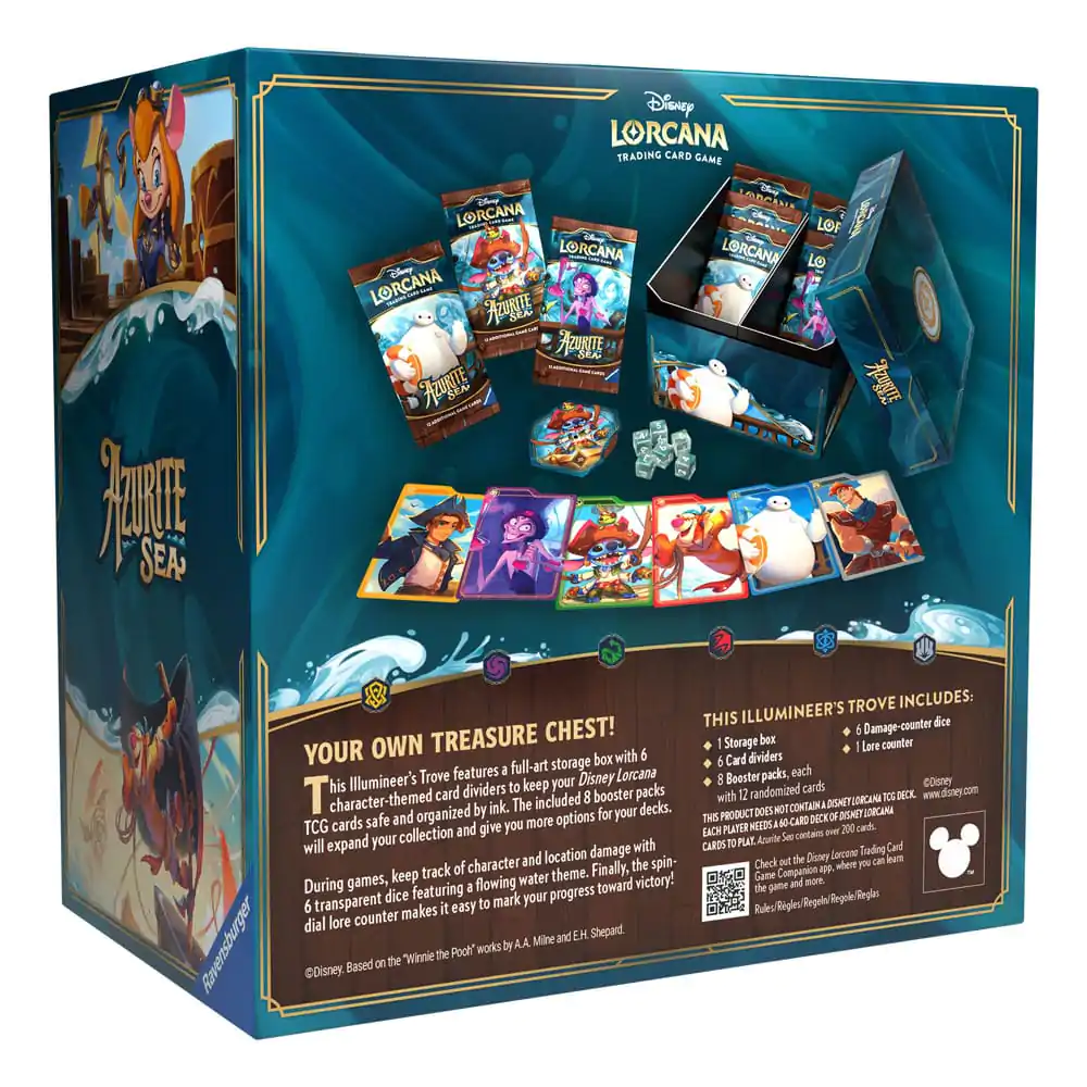 Disney Lorcana TCG Azurite Sea llumineer's Trove *Englische Edition* termékfotó