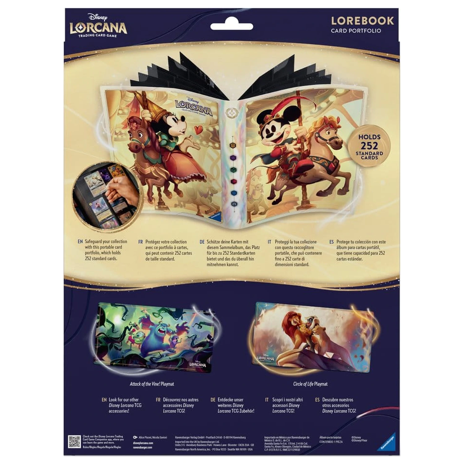Disney Lorcana TCG Karten-Portfolio Mickey & Minnie Produktfoto