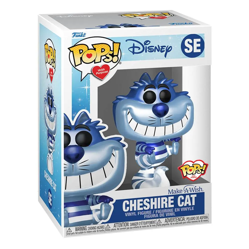 Disney Make a Wish 2022 POP! Disney Vinyl Figur Cheshire Cat (Metallic) 9 cm termékfotó