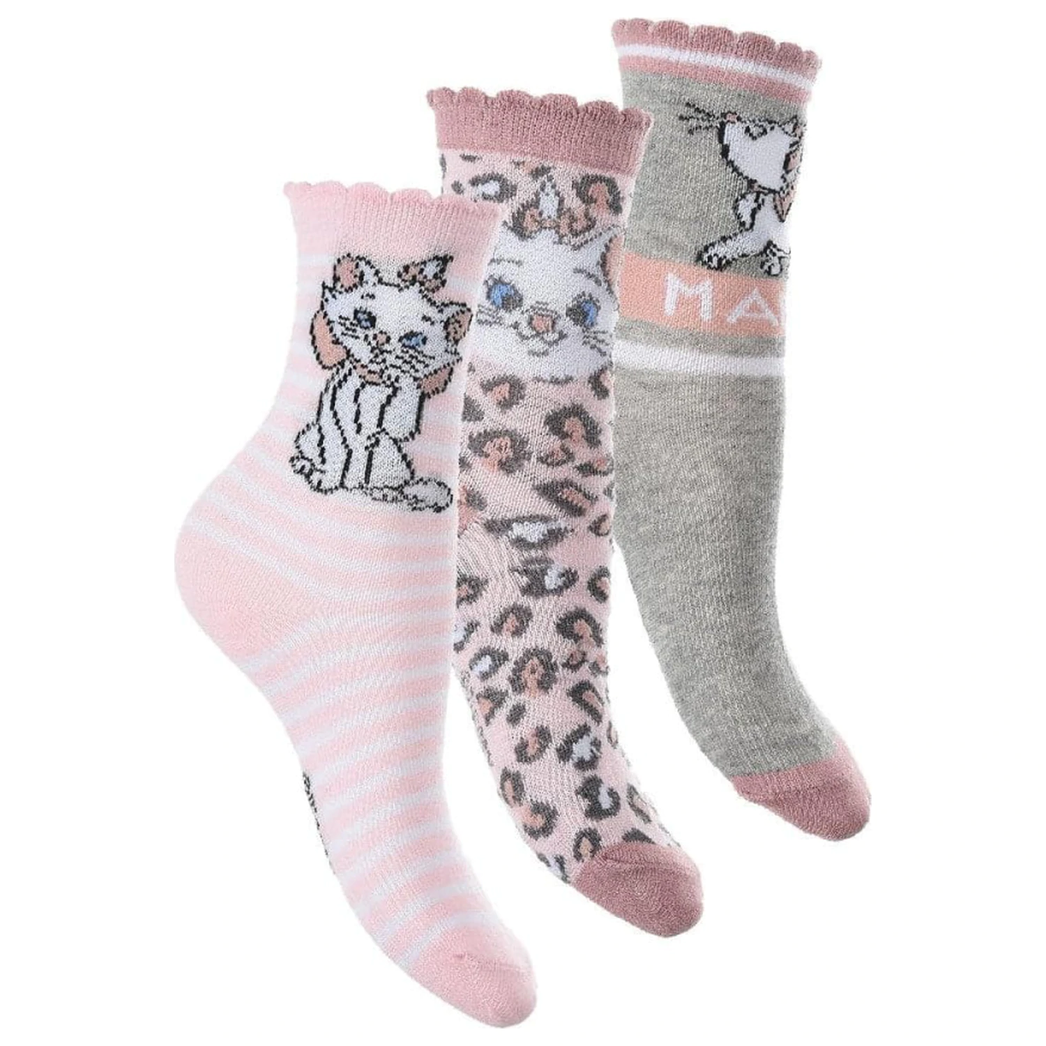 Disney Marie Cheetah Spots Kinder Socken 23/26 Produktfoto