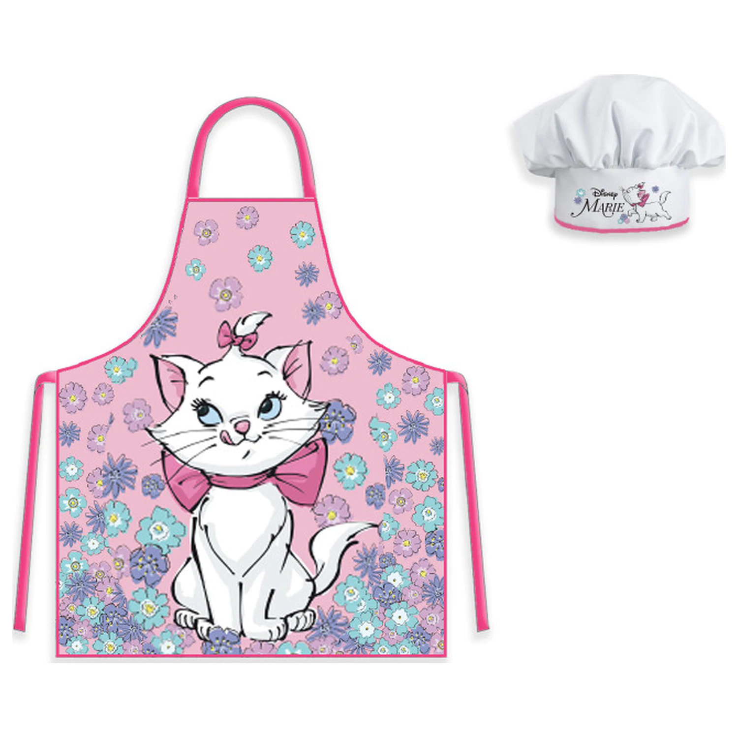 Disney Marie Cat Flower Garden Kinder Schürze 2-teiliges Set Produktfoto