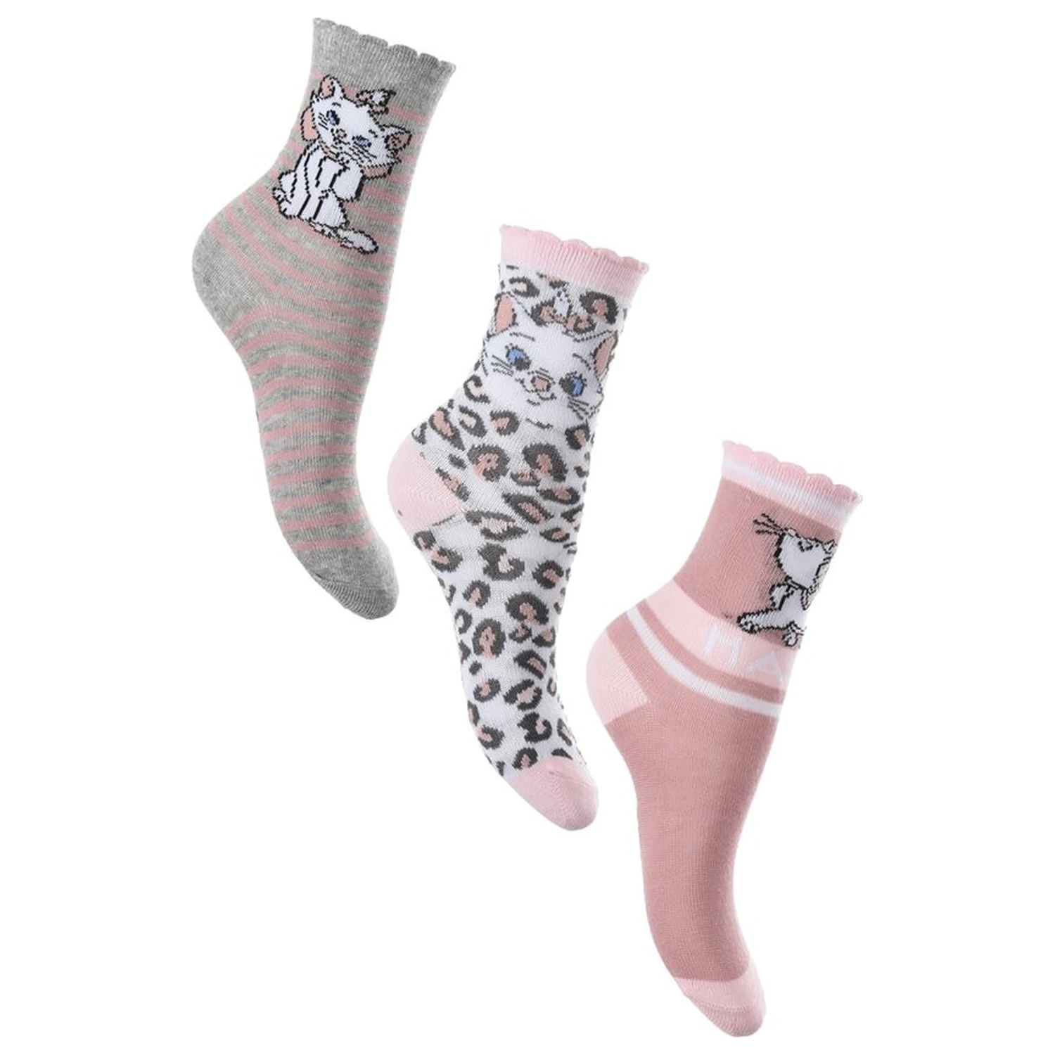 Disney Marie Fancy Grey Kinder Socken 23/26 Produktfoto