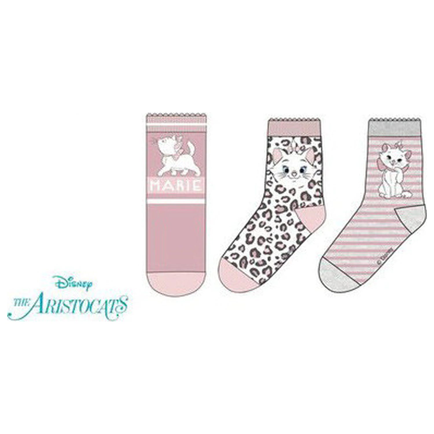 Disney Marie Fancy Grey Kinder Socken 23/26 Produktfoto