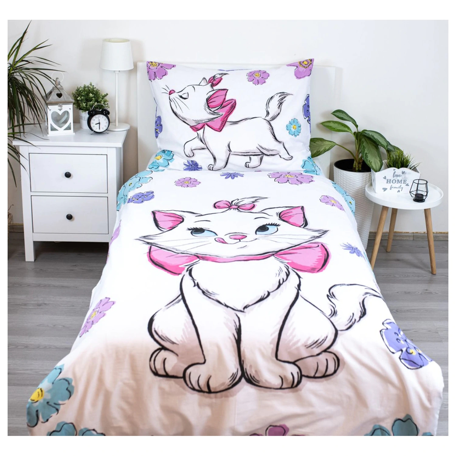 Disney Marie Blumen Bettbezug Produktfoto