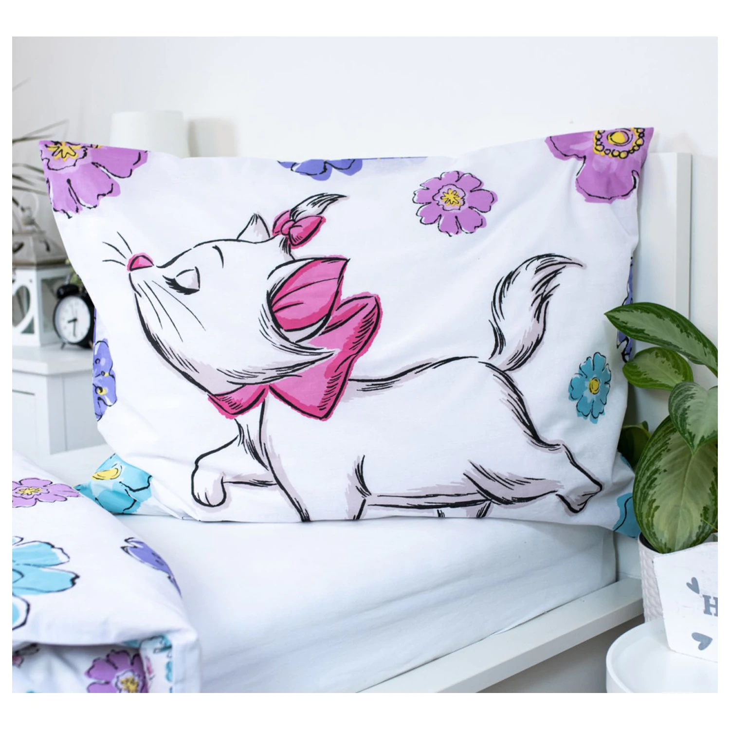 Disney Marie Blumen Bettbezug Produktfoto