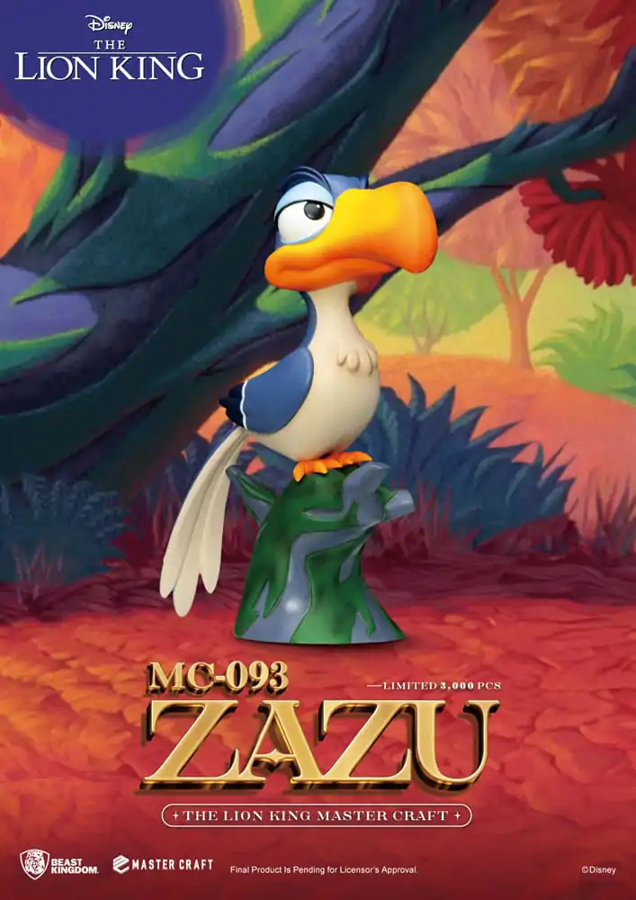 Disney Master Craft Statue Der König der Löwen Zazu 20 cm Produktfoto