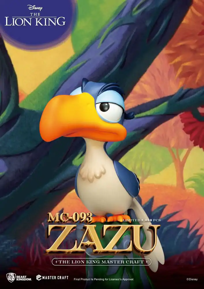 Disney Master Craft Statue Der König der Löwen Zazu 20 cm Produktfoto