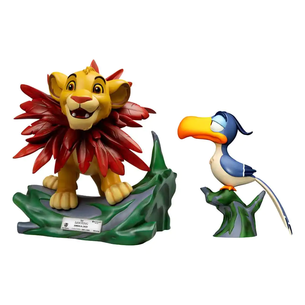 Disney Master Craft Statuen 2er-Pack Der König der Löwen Little Simba & Zazu 31 cm termékfotó