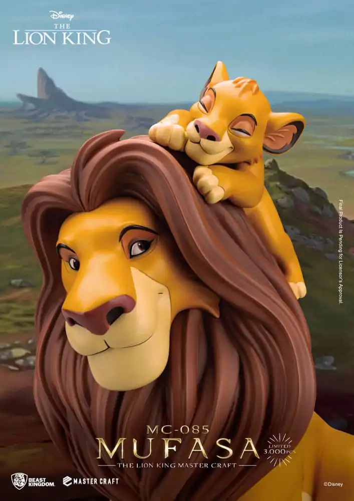 Disney Master Craft Statue Der König der Löwen Mufasa 36 cm Produktfoto