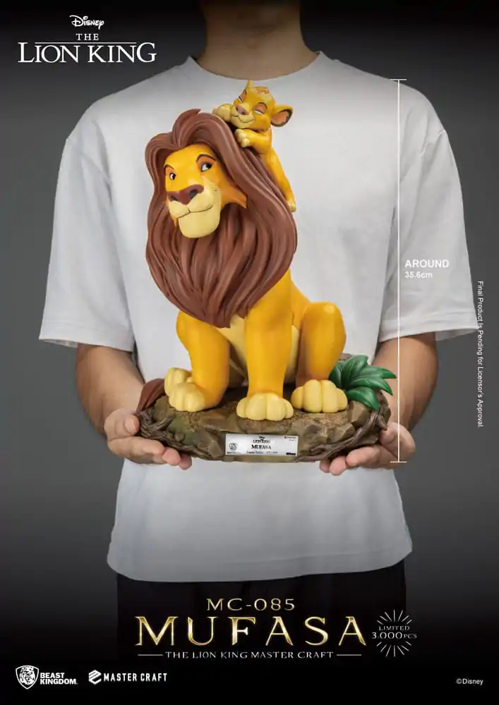 Disney Master Craft Statue Der König der Löwen Mufasa 36 cm termékfotó