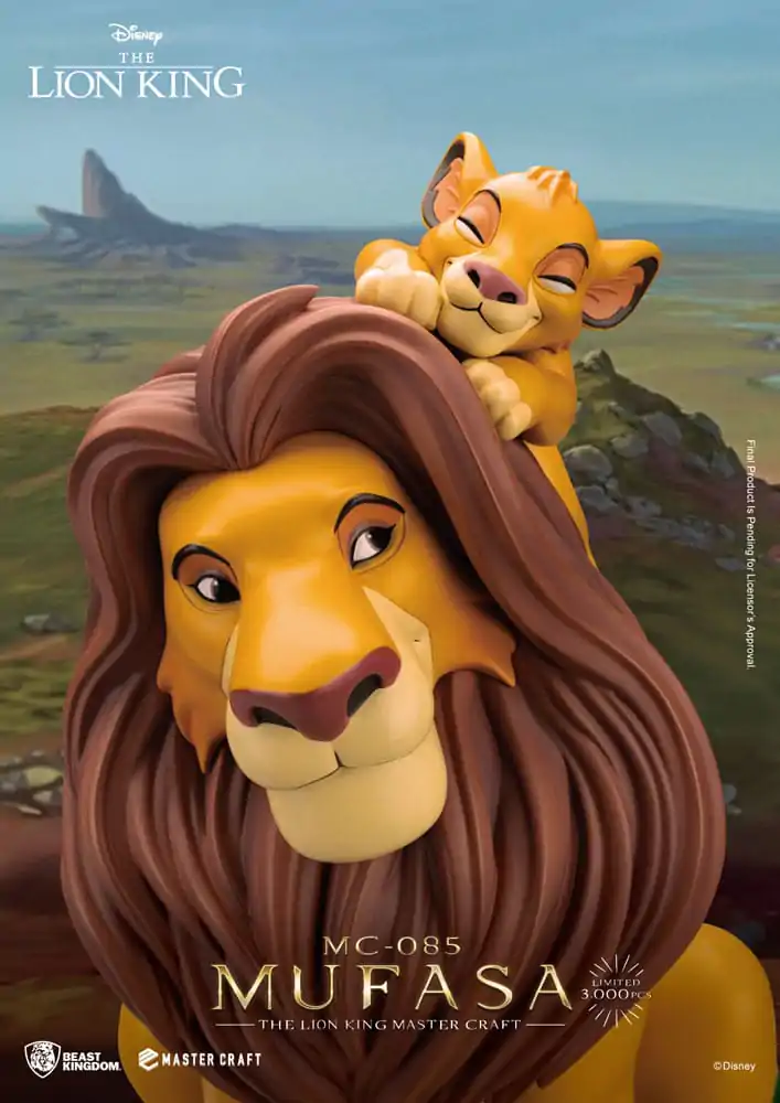 Disney Master Craft Statue Der König der Löwen Mufasa 36 cm Produktfoto