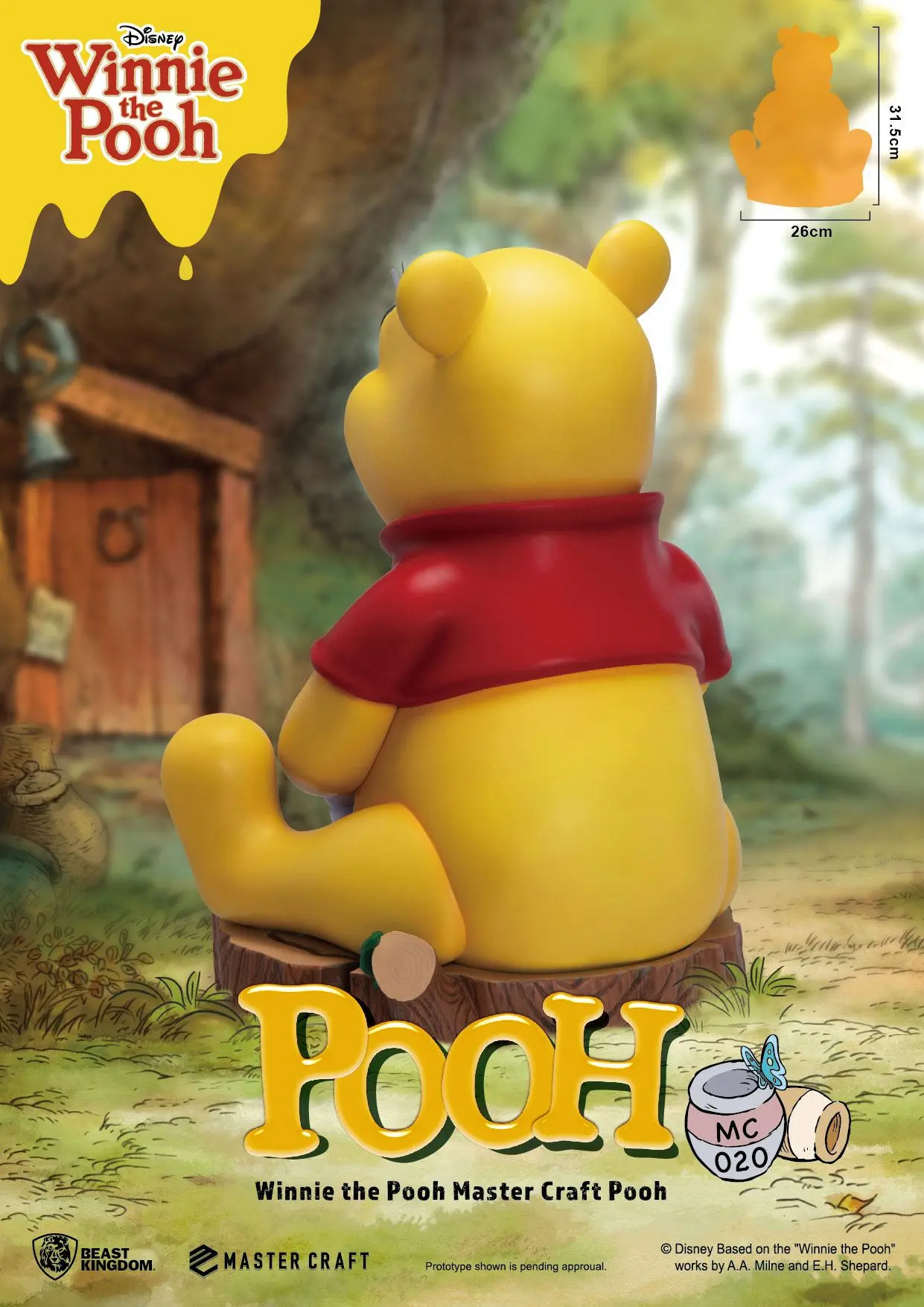 Disney Master Craft Statue Winnie the Pooh 31 cm termékfotó