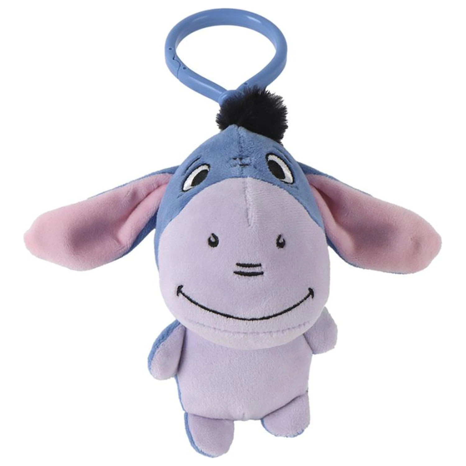 Disney Winnie the Pooh Blue Eeyore 3D Plüsch Figur mit Anhänger, Taschenanhänger 13 cm Produktfoto