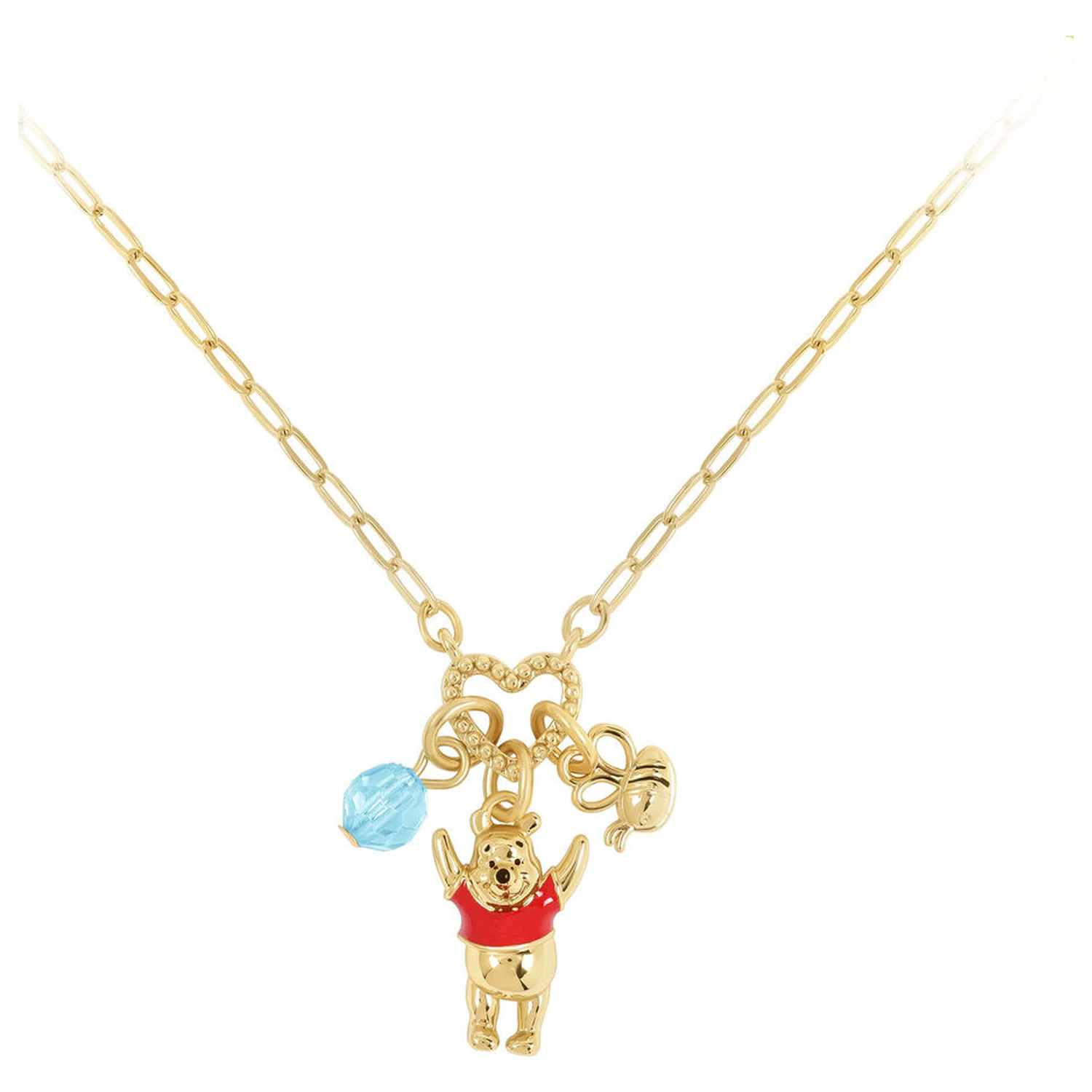 Disney Winnie the Pooh Charm mit Steinen Halskette Produktfoto