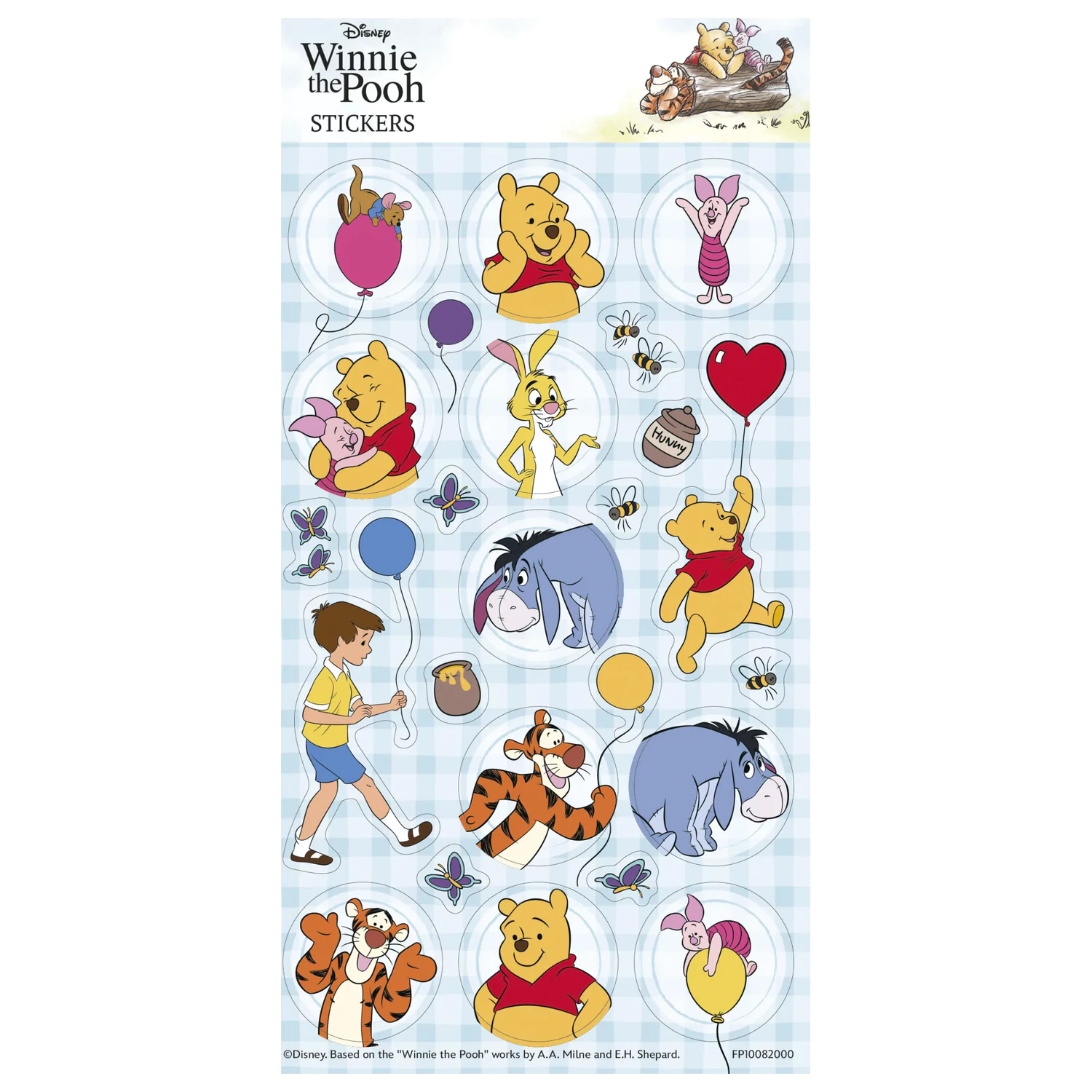Disney Winnie the Pooh Friends Aufkleber Produktfoto