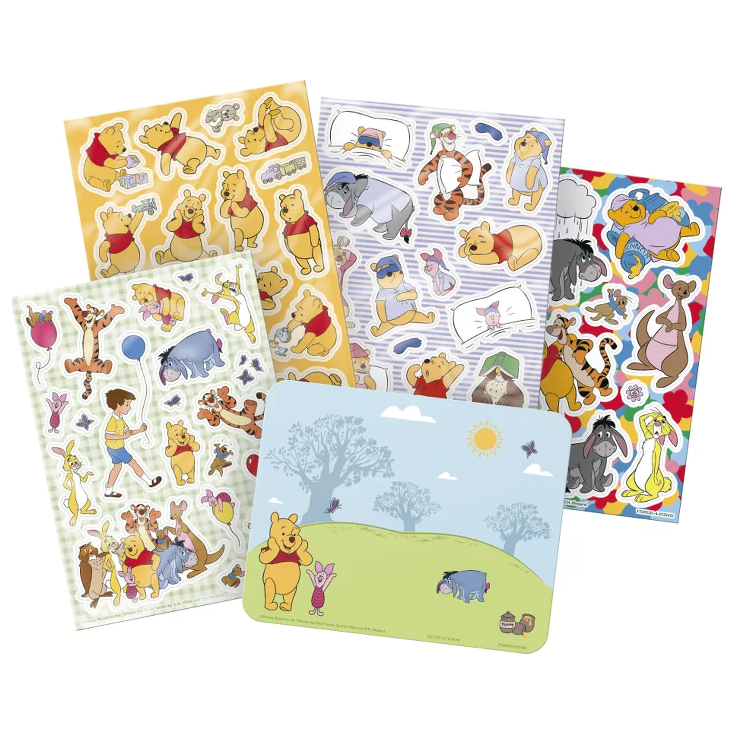 Disney Winnie the Pooh Happy Fenstersticker-Set Produktfoto