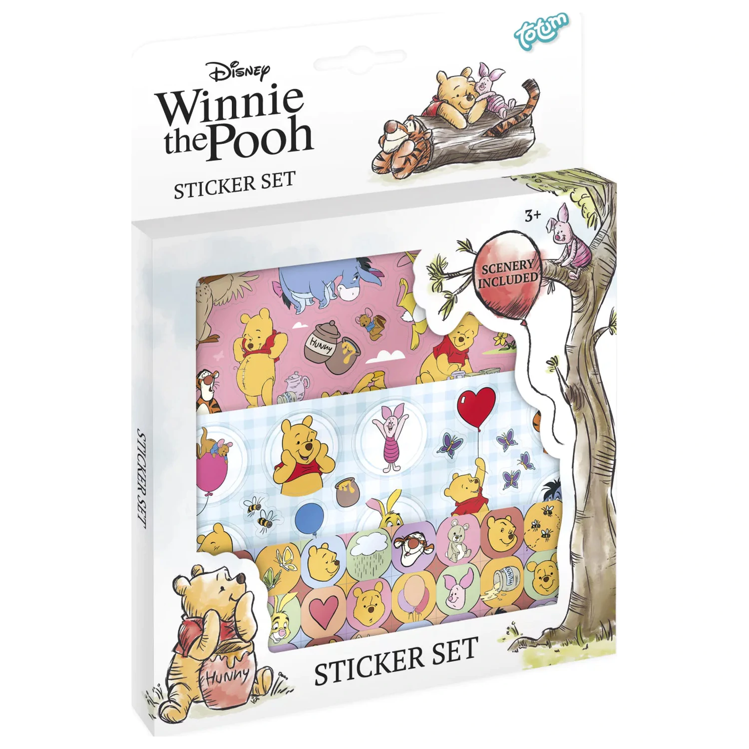 Disney Winnie the Pooh Happy Sticker Set Produktfoto