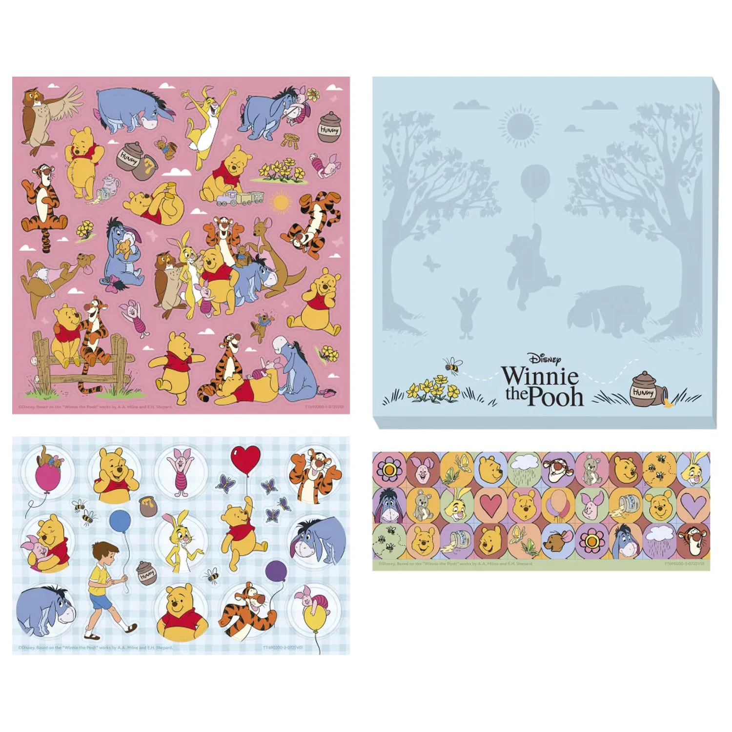 Disney Winnie the Pooh Happy Sticker Set Produktfoto