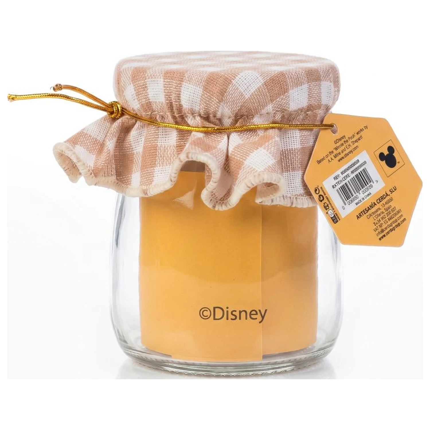 DISNEY Winnie the Pooh Halskette in Präsentationsvitrine Produktfoto