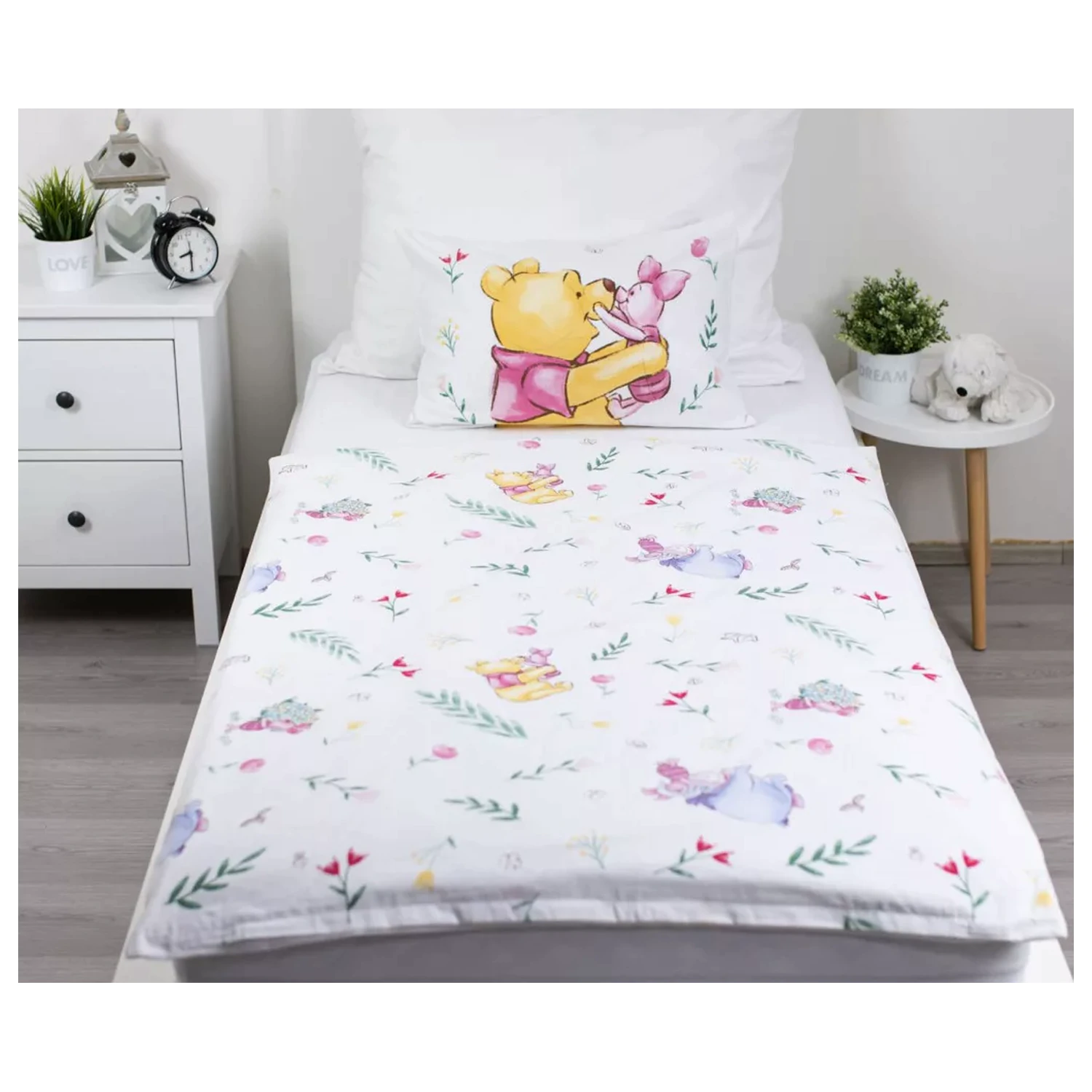 Disney Winnie the Pooh Pooh Hugs Kinder Kleinkinder Bettwäsche-Set Produktfoto