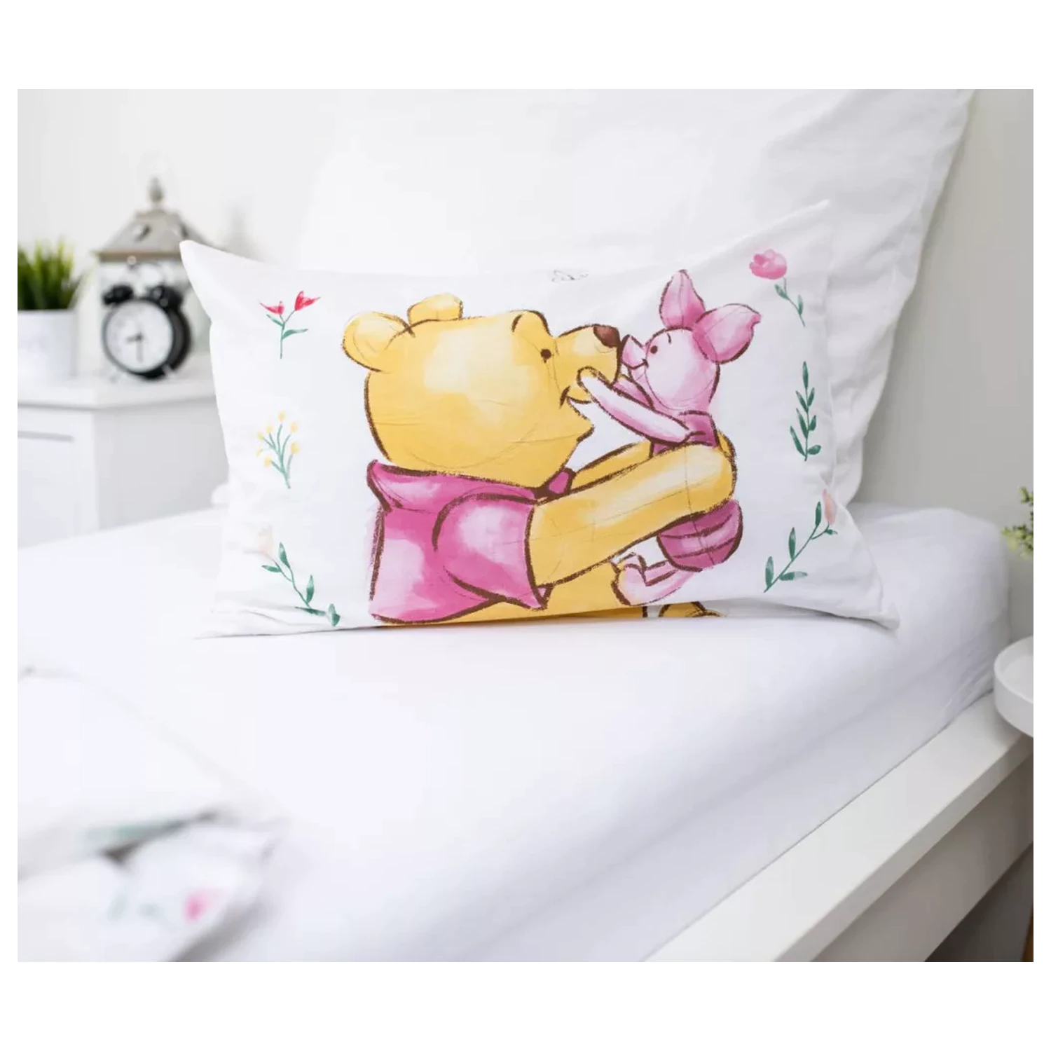 Disney Winnie the Pooh Pooh Hugs Kinder Kleinkinder Bettwäsche-Set Produktfoto