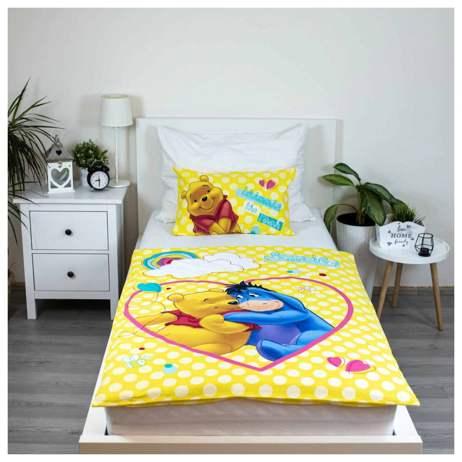 Disney Winnie the Pooh Smile Kinder Bettbezug Produktfoto