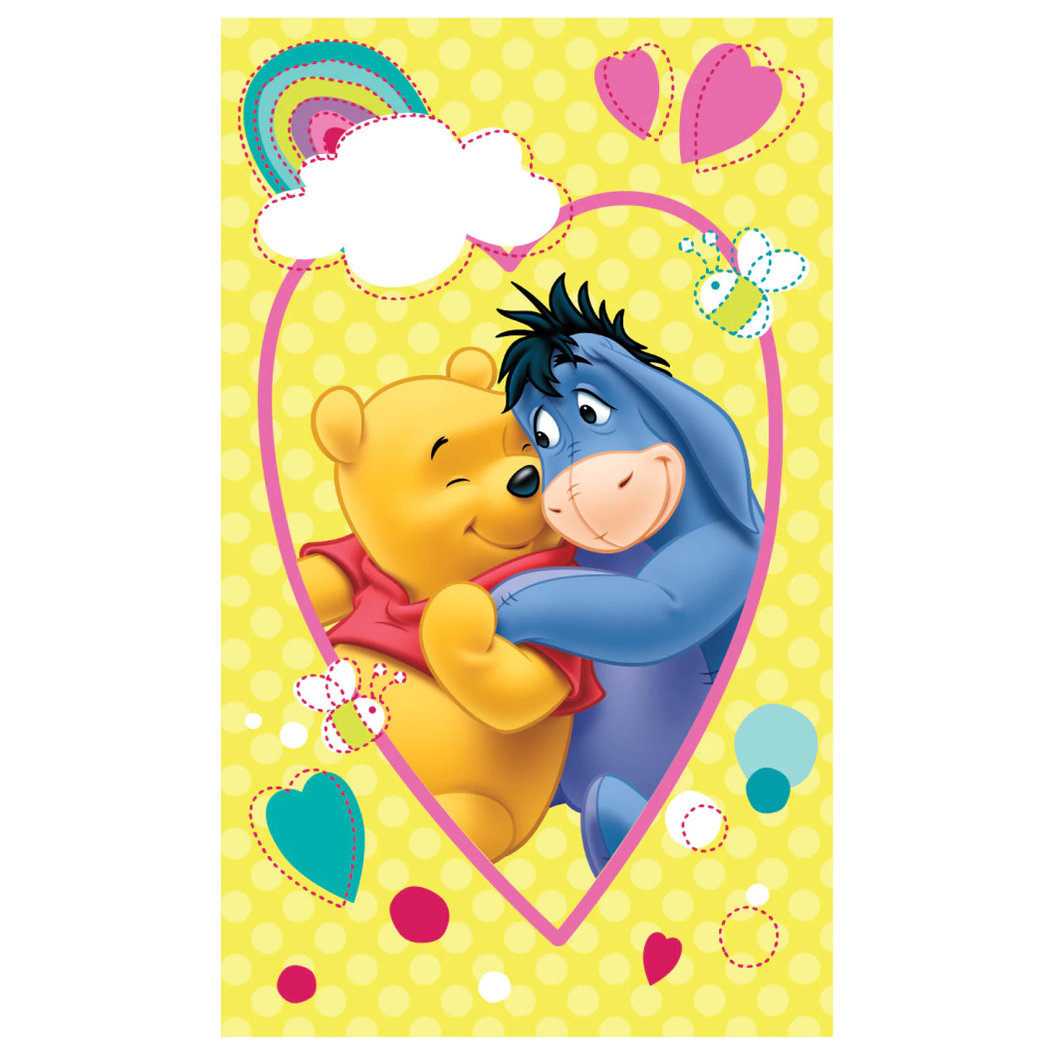 Disney Winnie the Pooh Smile Handtuch, Gesichtshandtuch, Handtuch Produktfoto