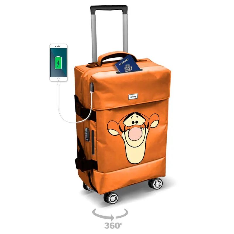 Disney Winnie the Pooh Tiger Face Trolley Koffer 55cm Produktfoto