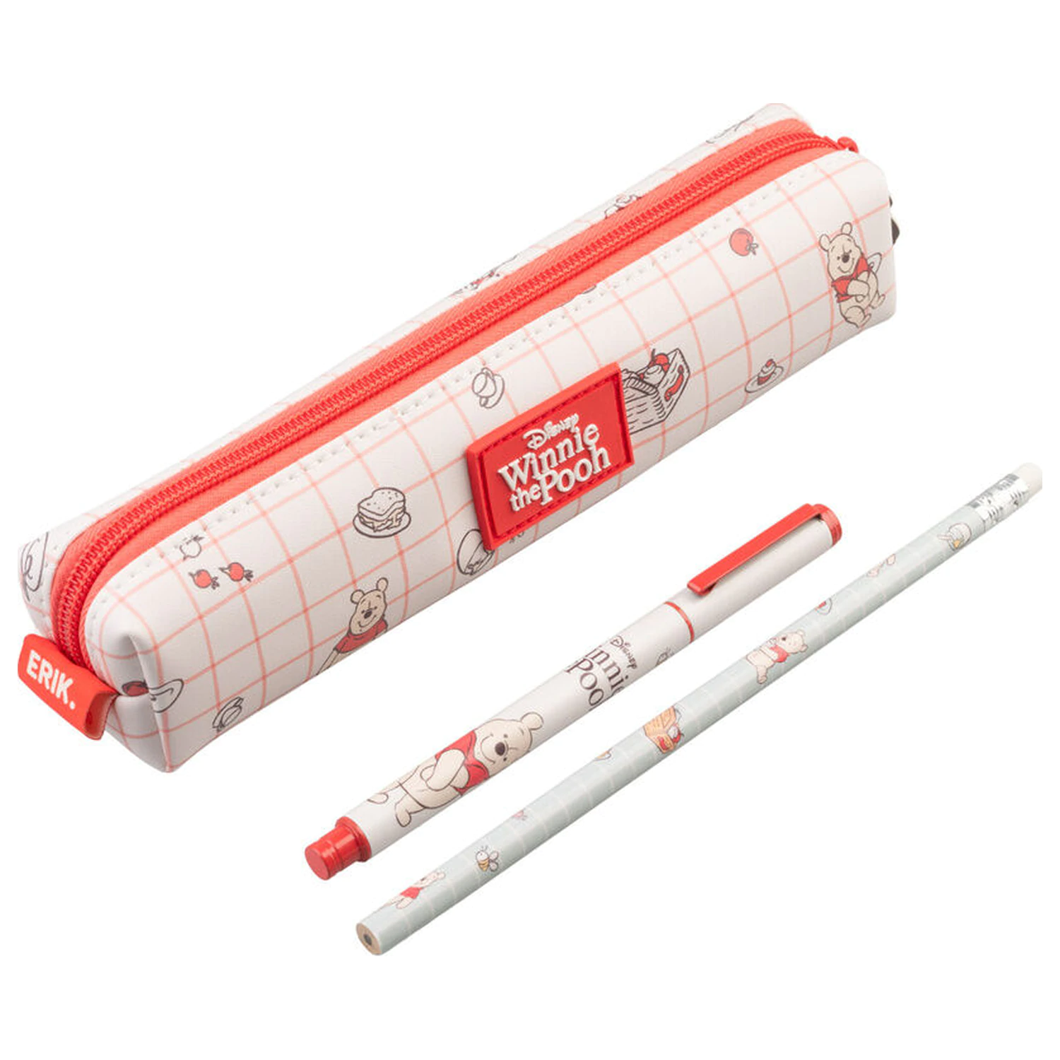 Disney Winnie the Pooh Federmäppchen + Kugelschreiber und Bleistift Produktfoto