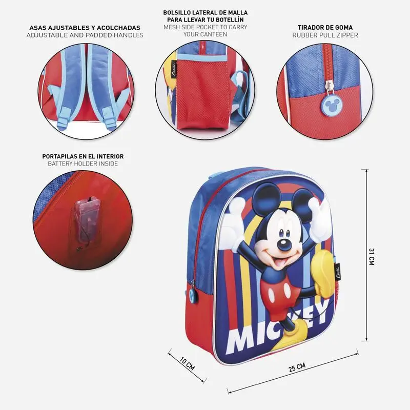 Disney Mickey 3D Rucksack 31cm termékfotó