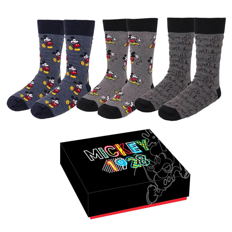 Disney Socken 3er-Pack Mickey 1928 40-46 Produktfoto