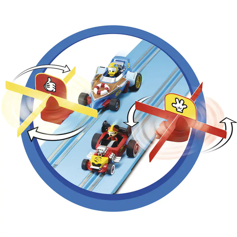 Disney Mickey &amp; Donald elektrische Rennstrecke Produktfoto