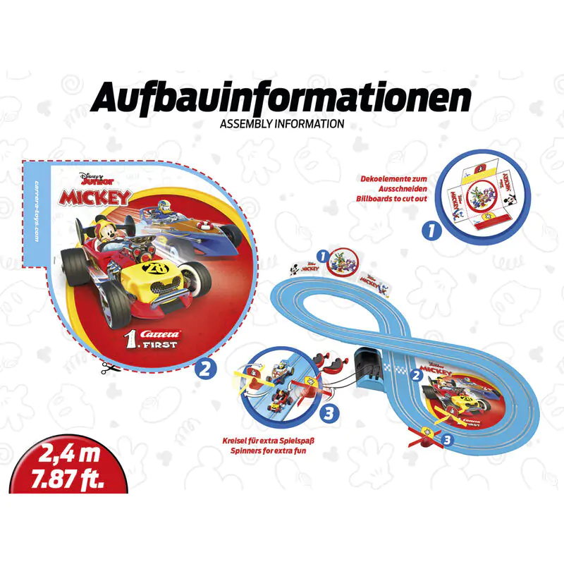 Disney Mickey &amp; Donald elektrische Rennstrecke Produktfoto