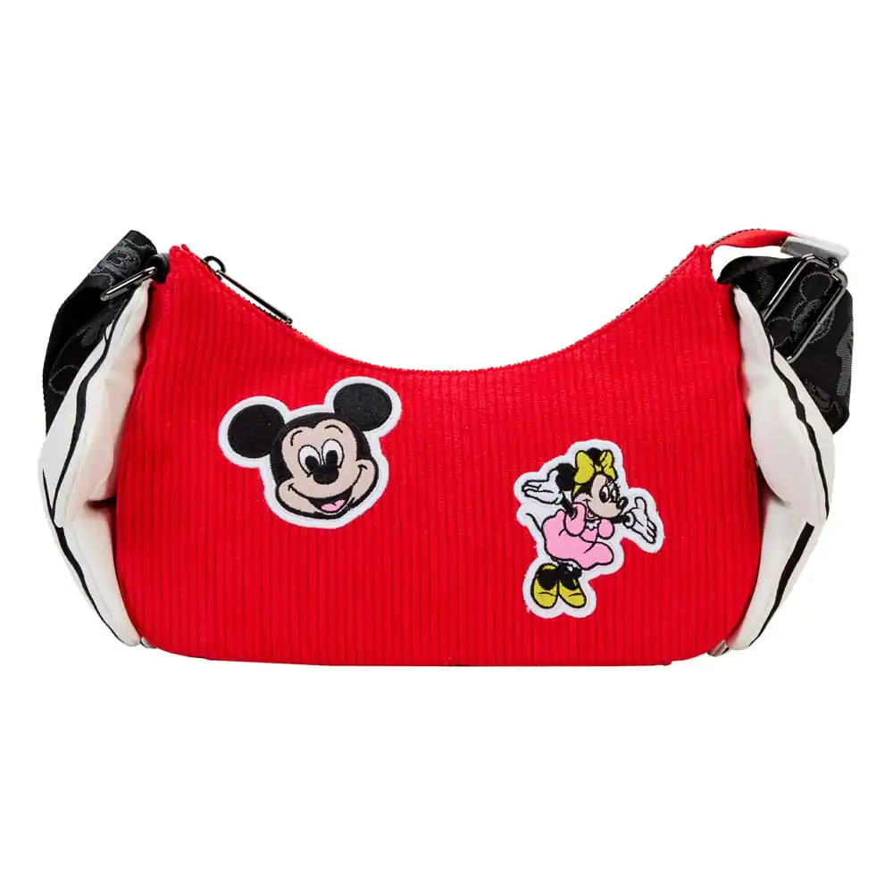 Disney by Loungefly Umhängetasche Mickey &amp; Minnie 100th Anniversary Mickey Hands Produktfoto