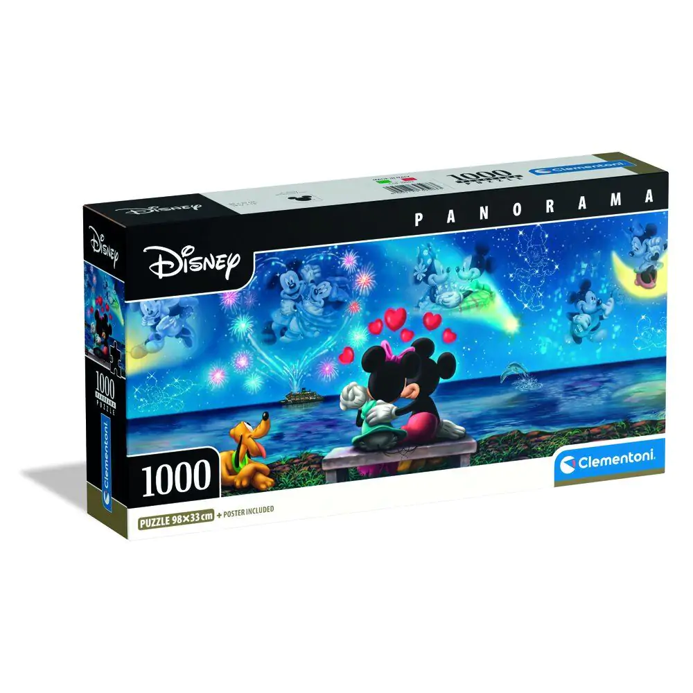 Disney Mickey & Minnie Panorama Puzzle 1000St Produktfoto