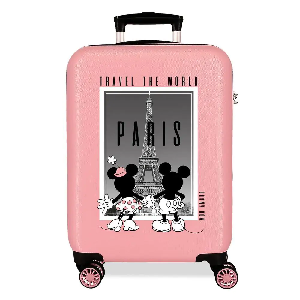 Disney Mickey & Minnie Paris ABS Trolley Koffer 55cm Produktfoto