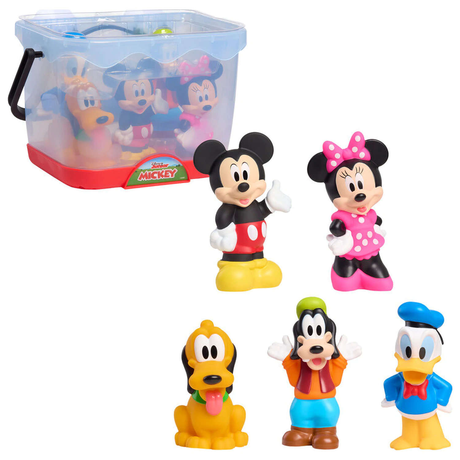 Disney Mickey and Friends Set von 5 Badezimmer-Figuren Produktfoto