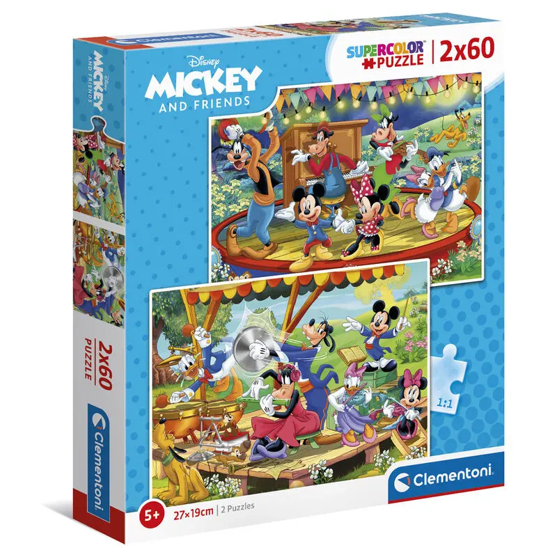 Disney Mickey and Friends Puzzle 2 x 60 Teile Produktfoto