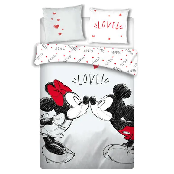 Disney Mickey and Minnie Love Bettdecke 135cm Produktfoto